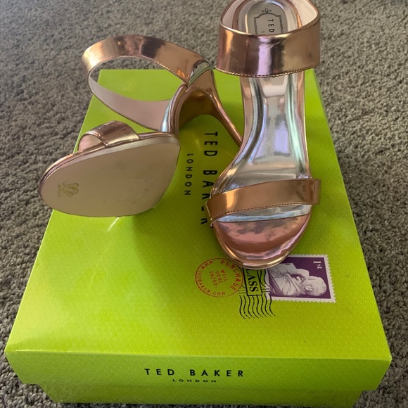ted baker rose gold heels